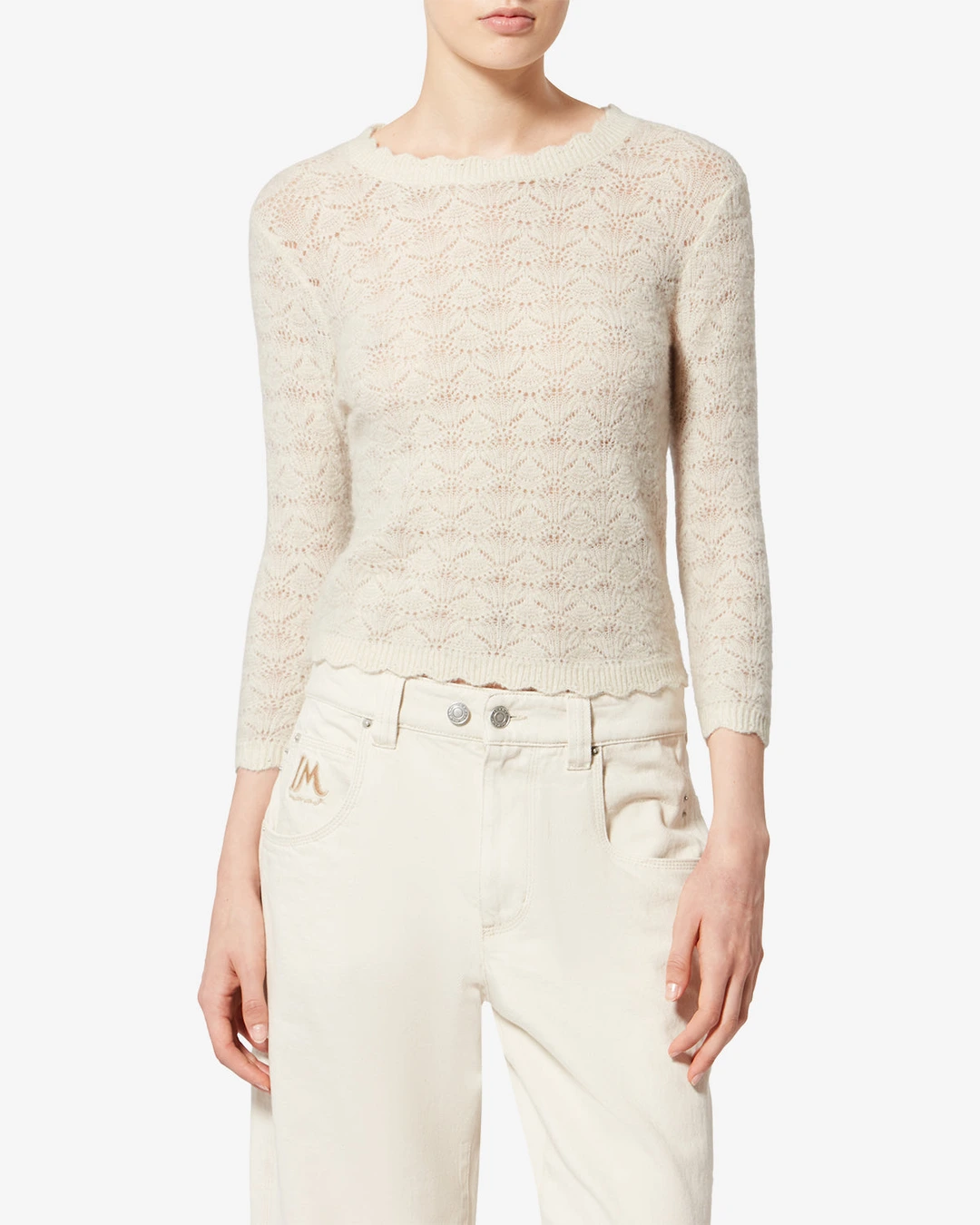 Pull Leonette - Femme - Écru - Taille 42 - Marant Étoile - 5