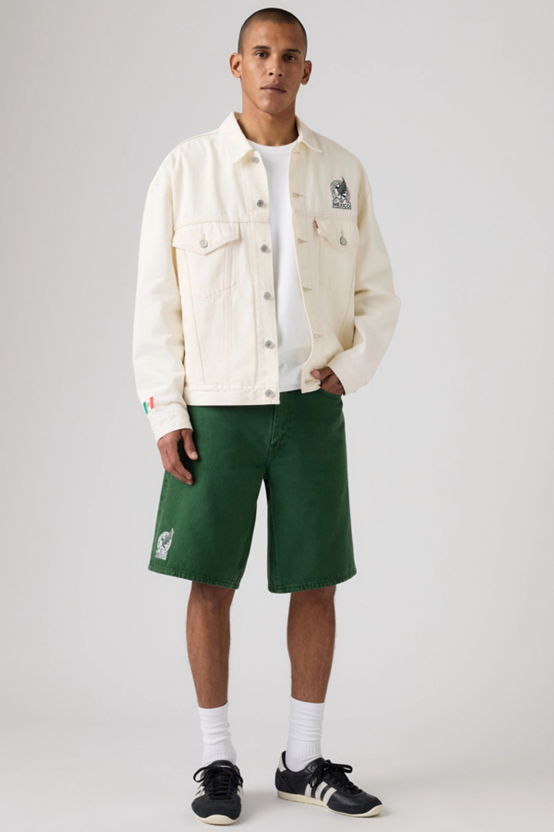 Short Baggy 478 Levi's U. s. Soccer - Homme - Délavage Clair / USA - 36 - 2