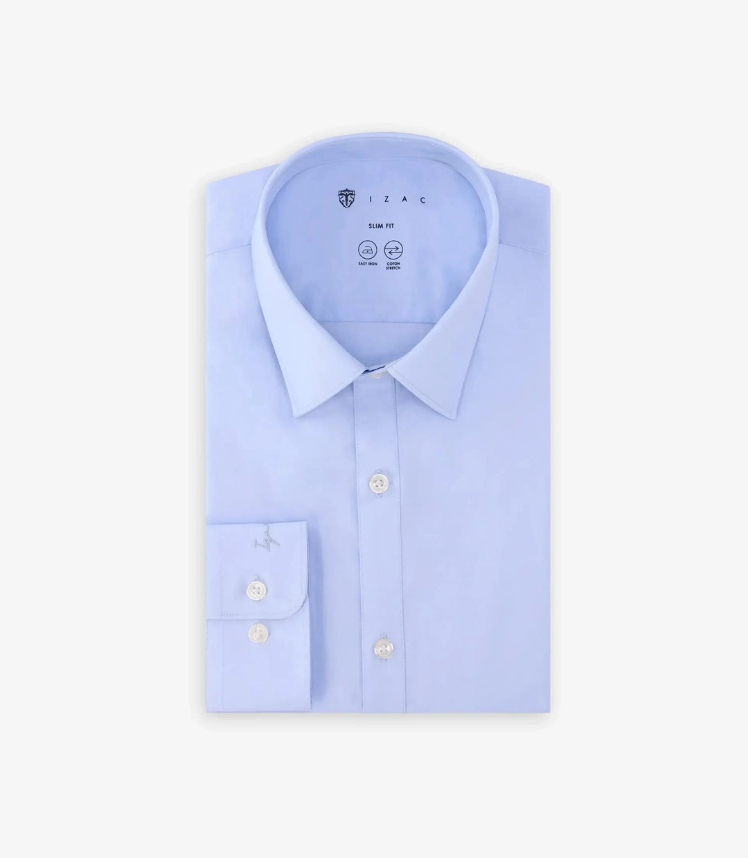 IZAC - Chemise ville en coton ciel