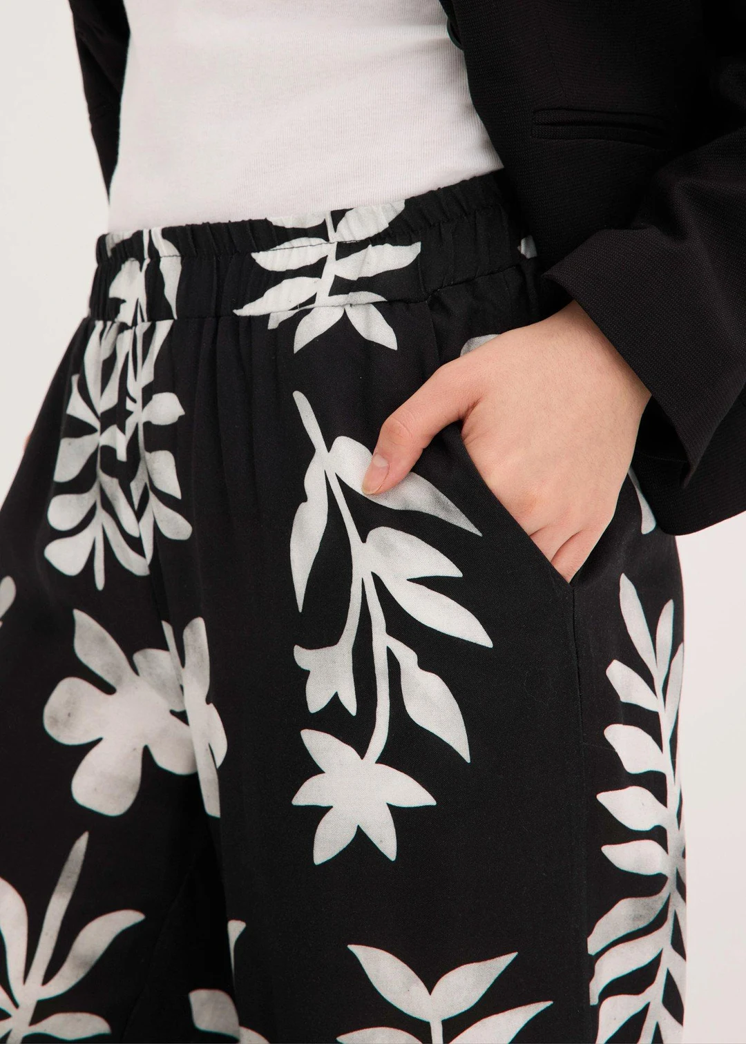 Pantalon imprimé en viscose fluide - 3