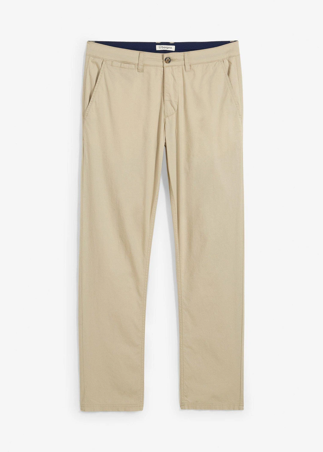 Pantalon chino extensible regular, coupe droite