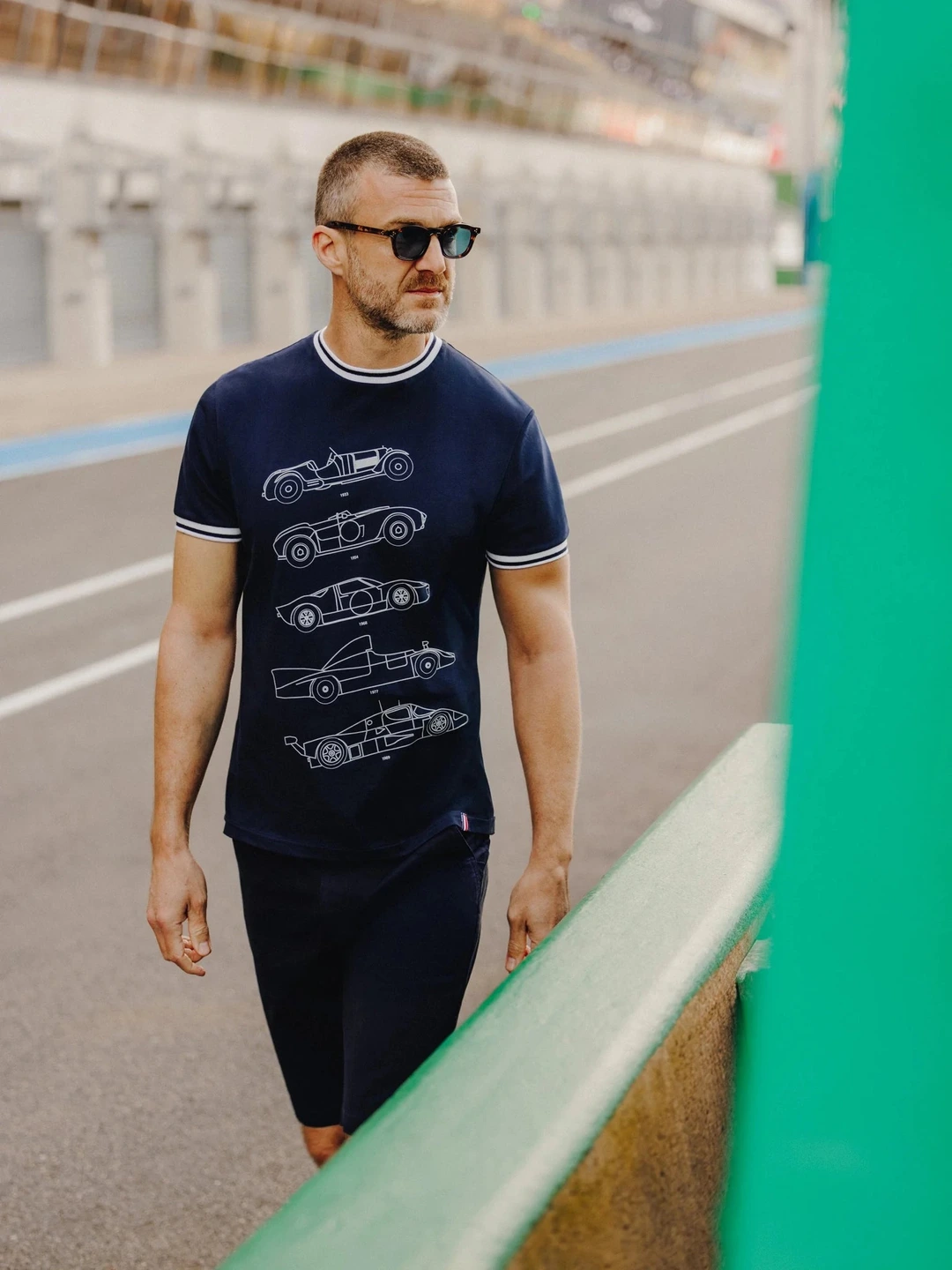 IZAC - T-shirt col rond marine 24h Le Mans