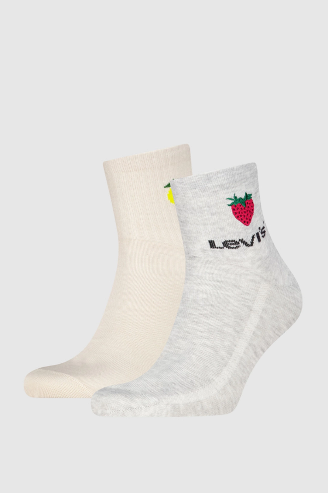 Levi's Chaussettes Basses Batwing Lot De 3 - Homme - Blanc / White - 39