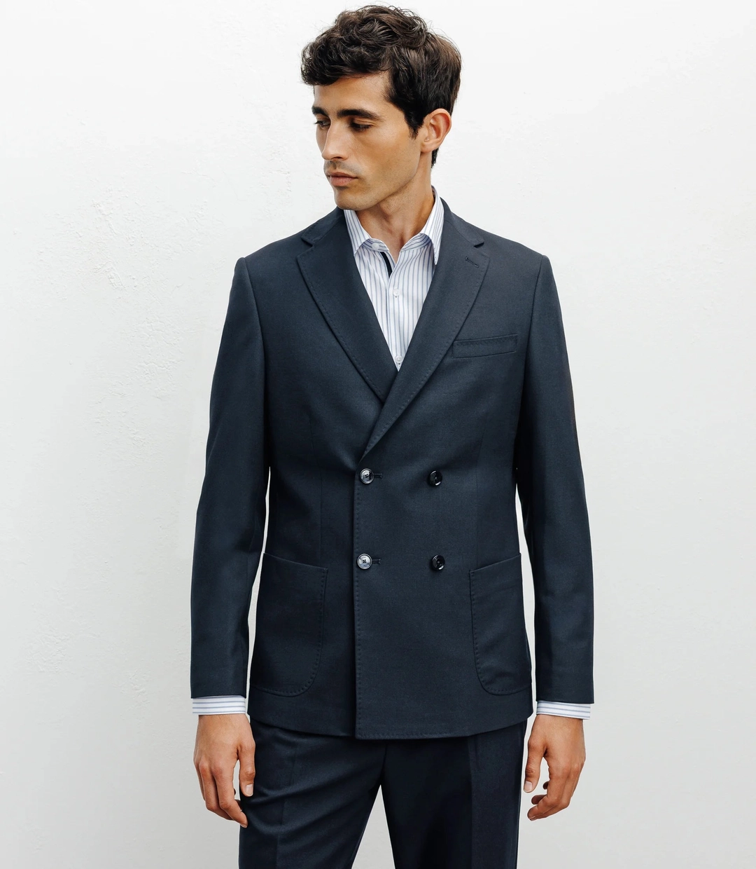 IZAC - Veste croisée marine