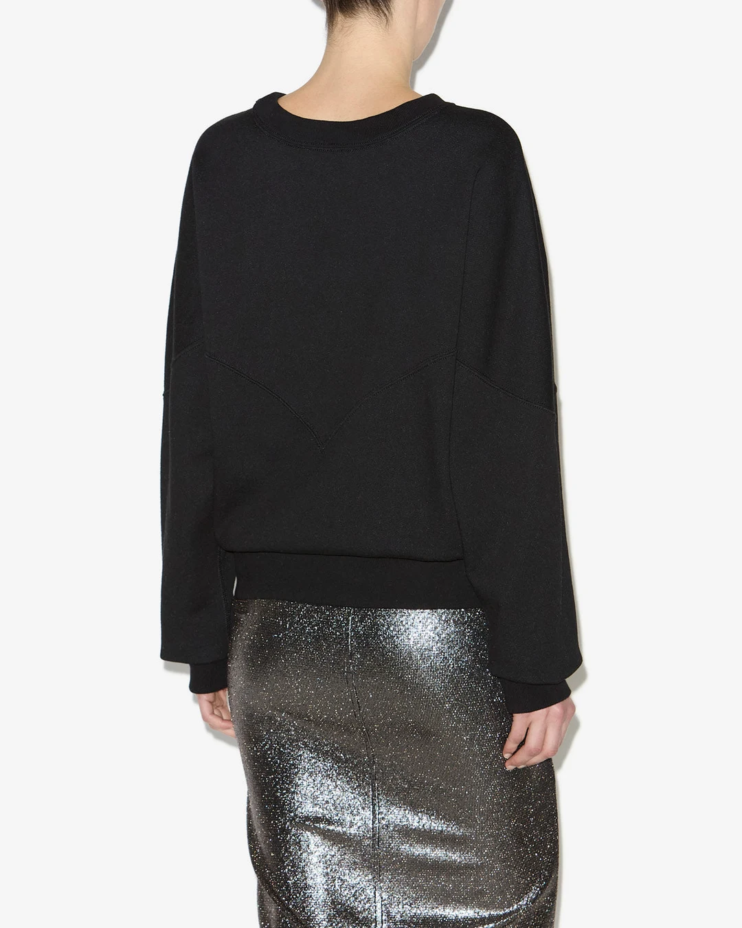 Sweatshirt Houston - Femme - Noir - Taille 36 - Marant Étoile - 4