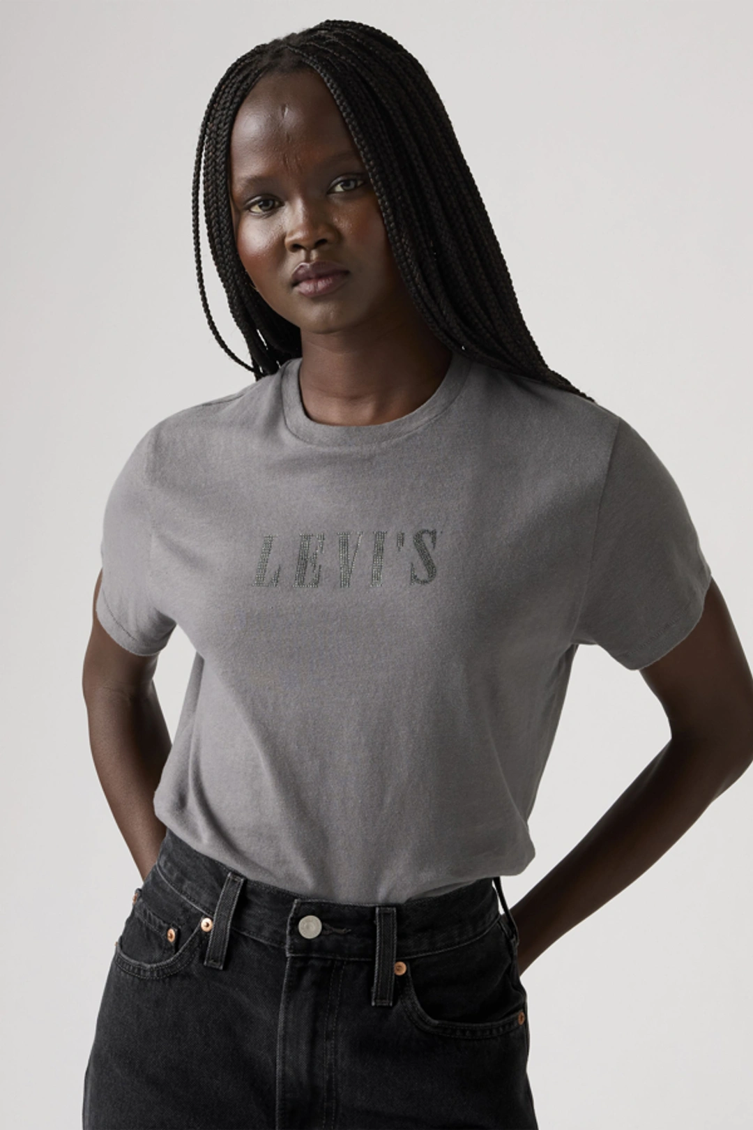 Levi's T Shirt Graphique Classic - Femme - Rouge / Levi's Script Tawny Port - XS