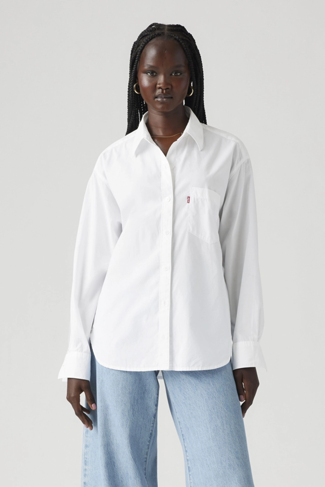 Levi's Chemise Harlie Boyfriend - Femme - Blanc / Bright White - 2XS - 2