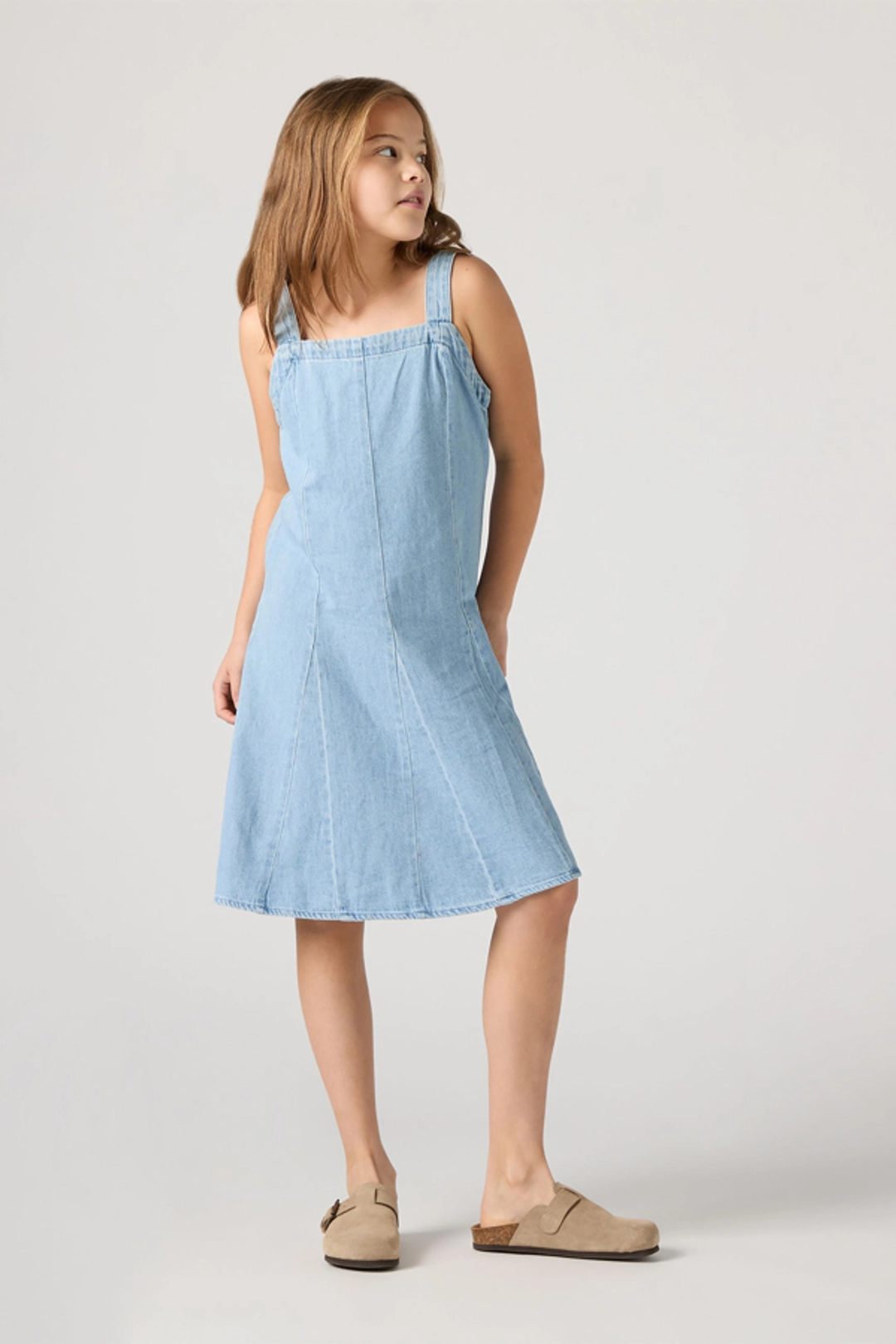 Levi's Kids Flutter Sleeve Dress - Femme - Bleu / Dance Around - 8A