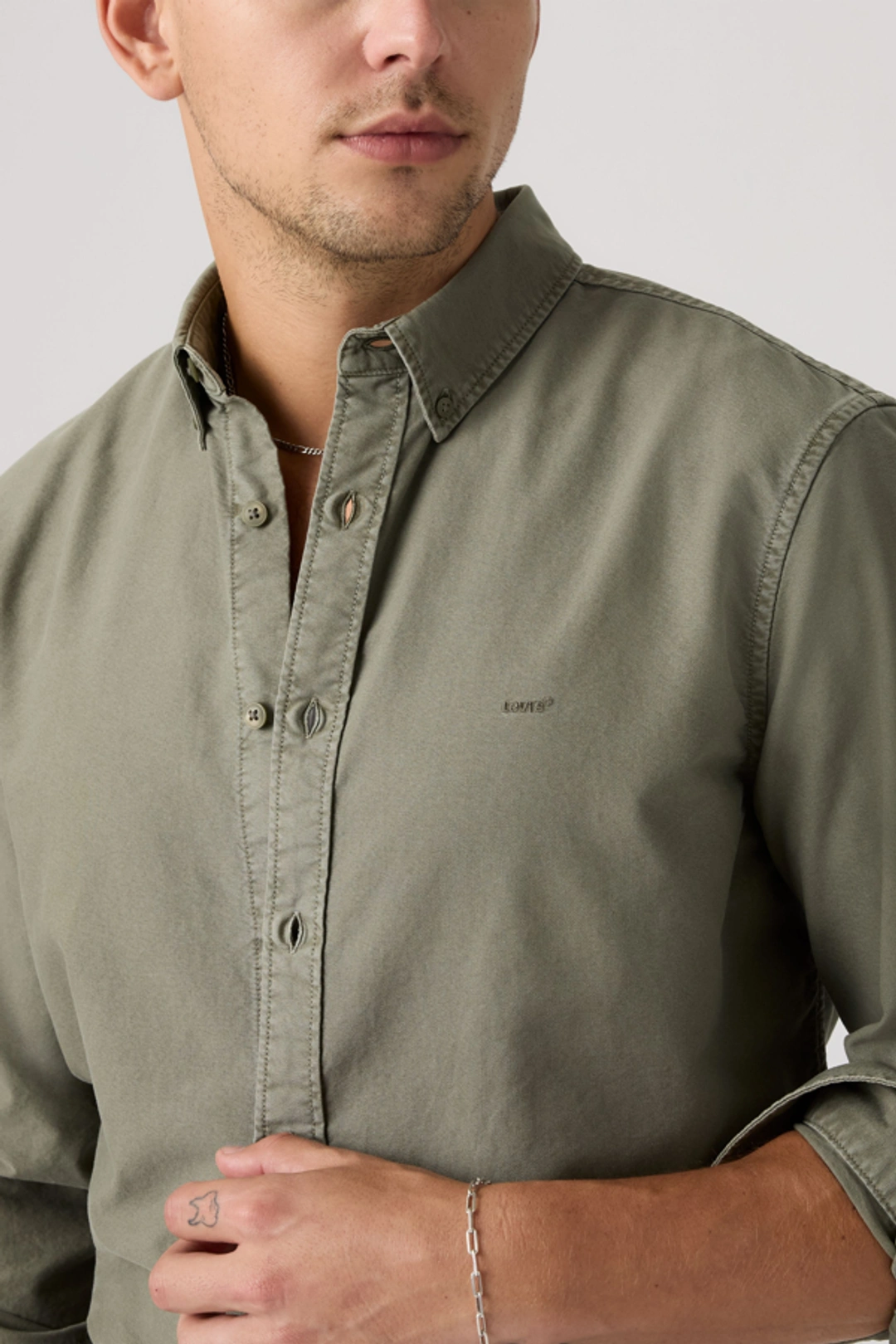 Levi's Chemise Col Boutonné Authentic - Homme - Bleu / Allure - 2XL - 2