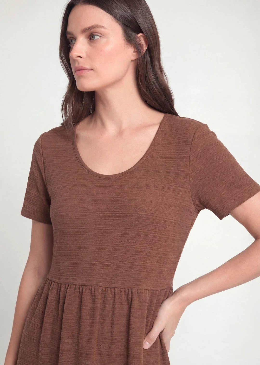 Robe en jersey texturé - 3