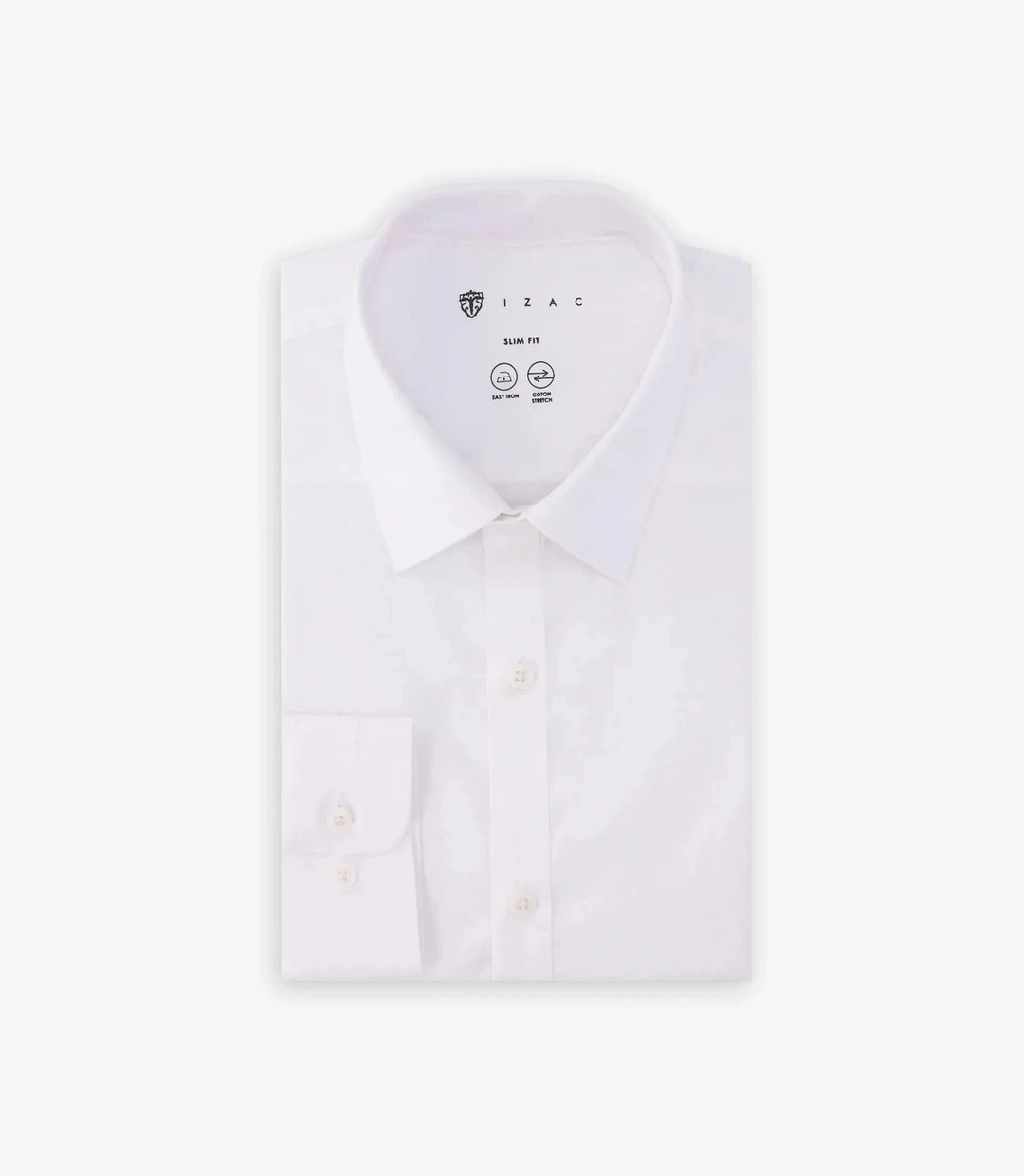 IZAC - Chemise ville en coton blanche