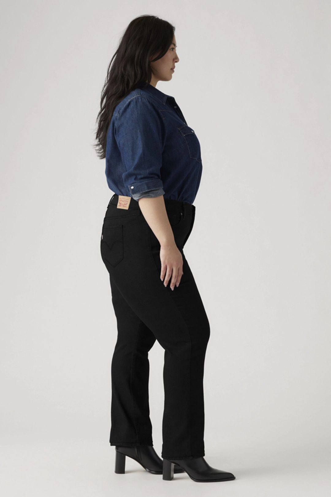 Levi's Jean 314 Galbant Straight (grandes Tailles) - Femme - Bleu / Darkest Sky - 22S - 2