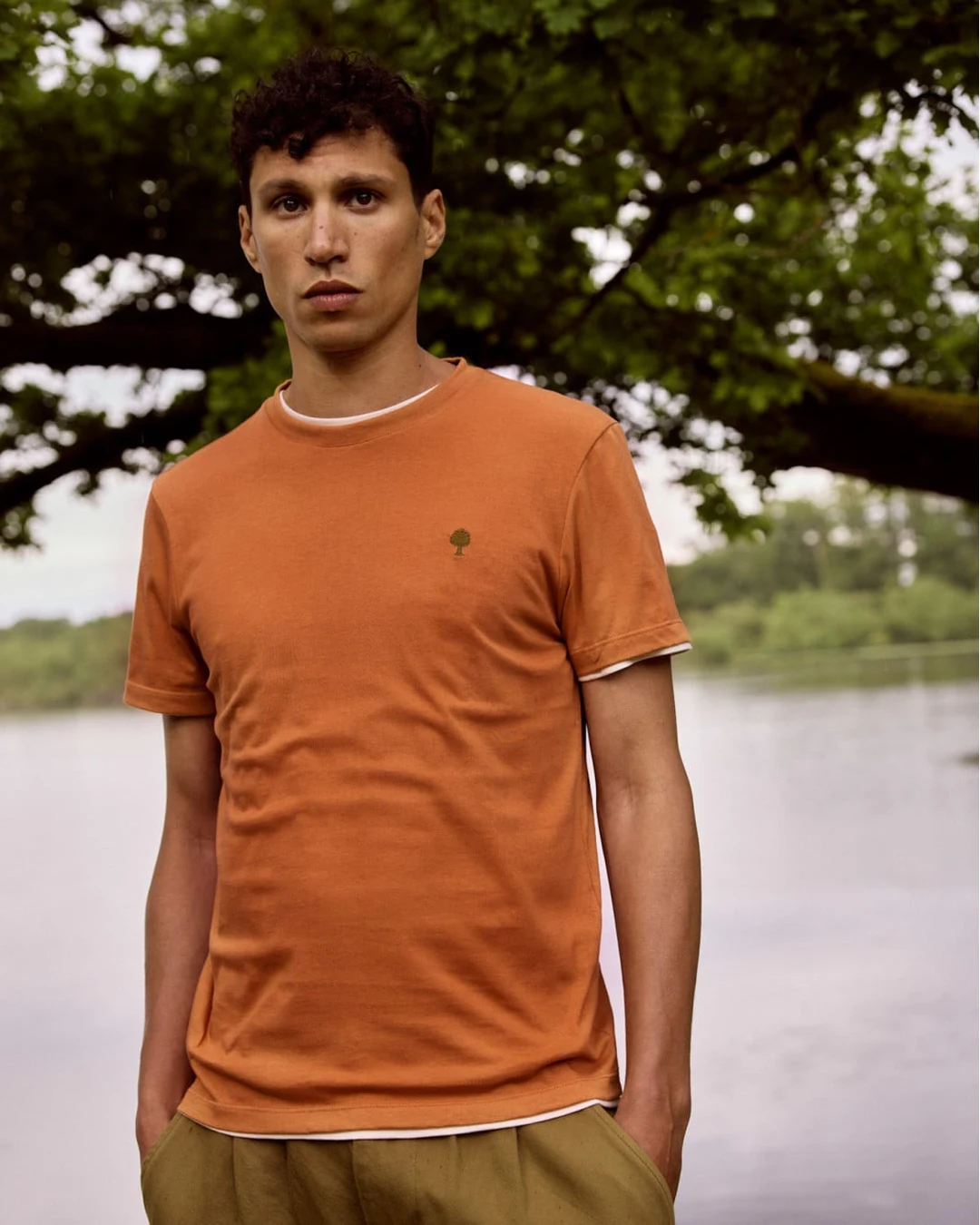 T-shirt vert coton - ARCY