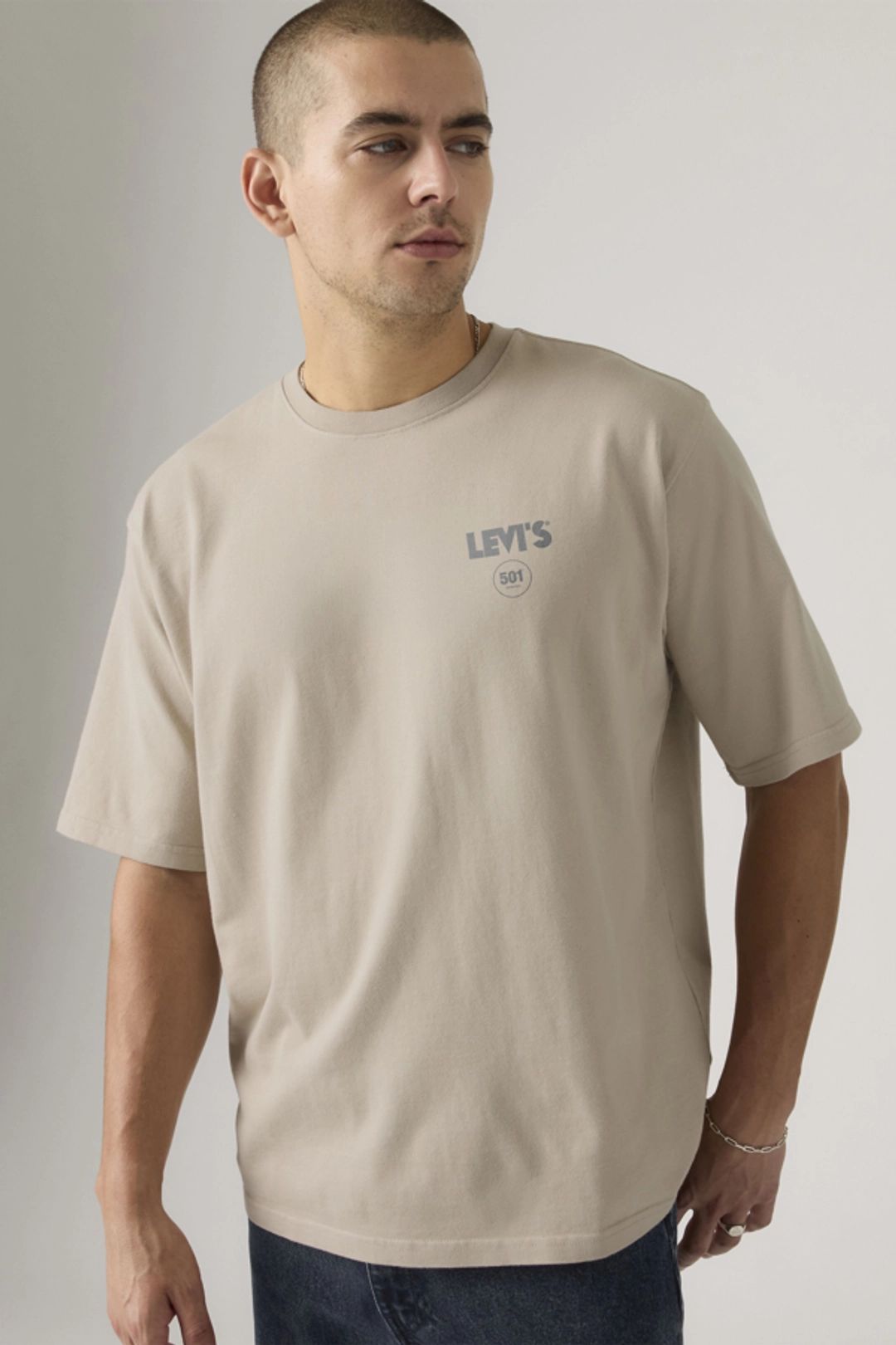 Levi's T Shirt Manche Mi Longue - Homme - Noir / Jet Black - 2XL