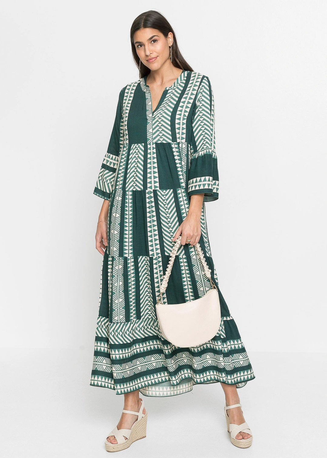 Robe longue en viscose fluide - 2