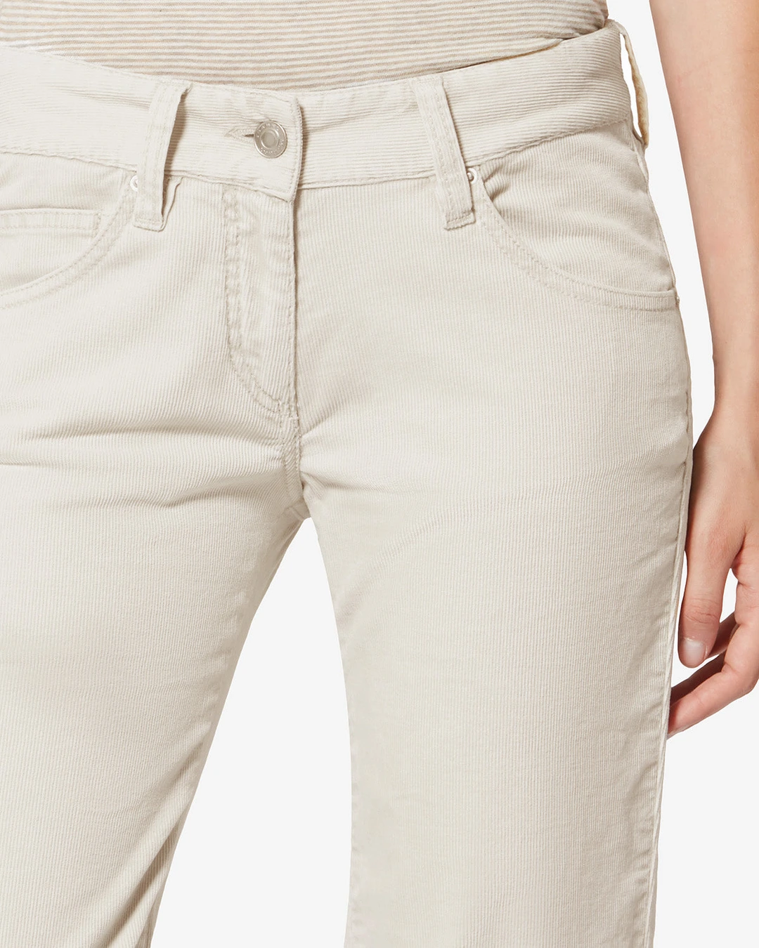 Pantalon Kelly - Femme - Écru - Taille 42 - Marant Étoile - 2