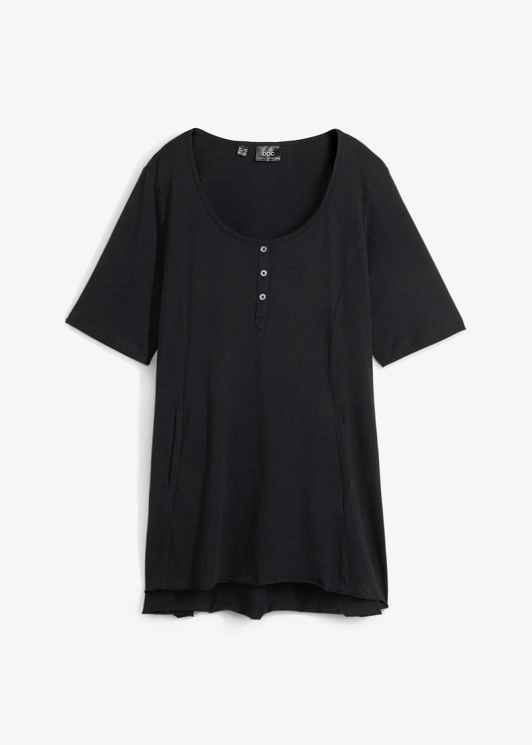 T-shirt long avec volant