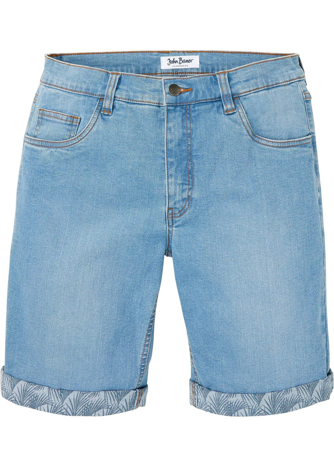 Bermuda en jean extensible, Regular