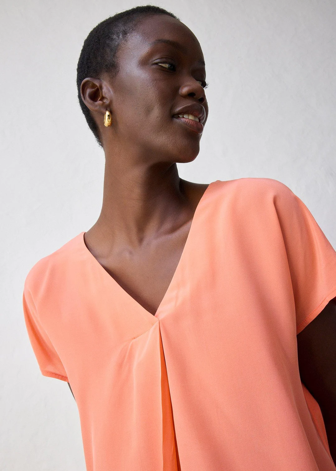 T-shirt avec soie et empiècement tissé - 3