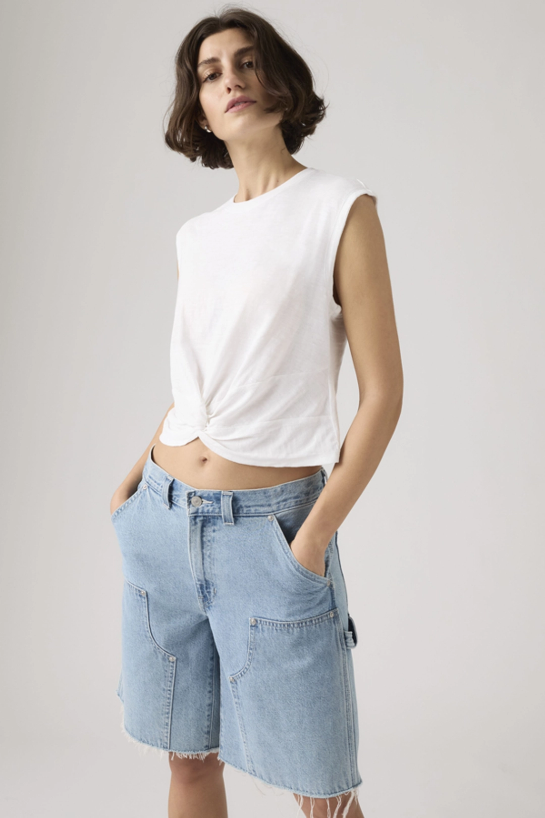 Levi's T Shirt À Naud Jemma - Femme - Blanc / Bright White - XS