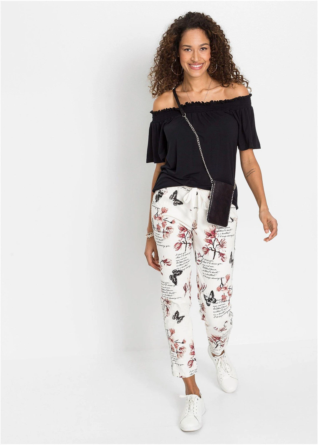 Pantalon en twill de coton extensible