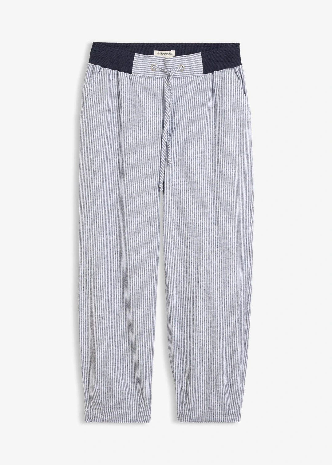 Pantalon 7/8 en lin mélangé