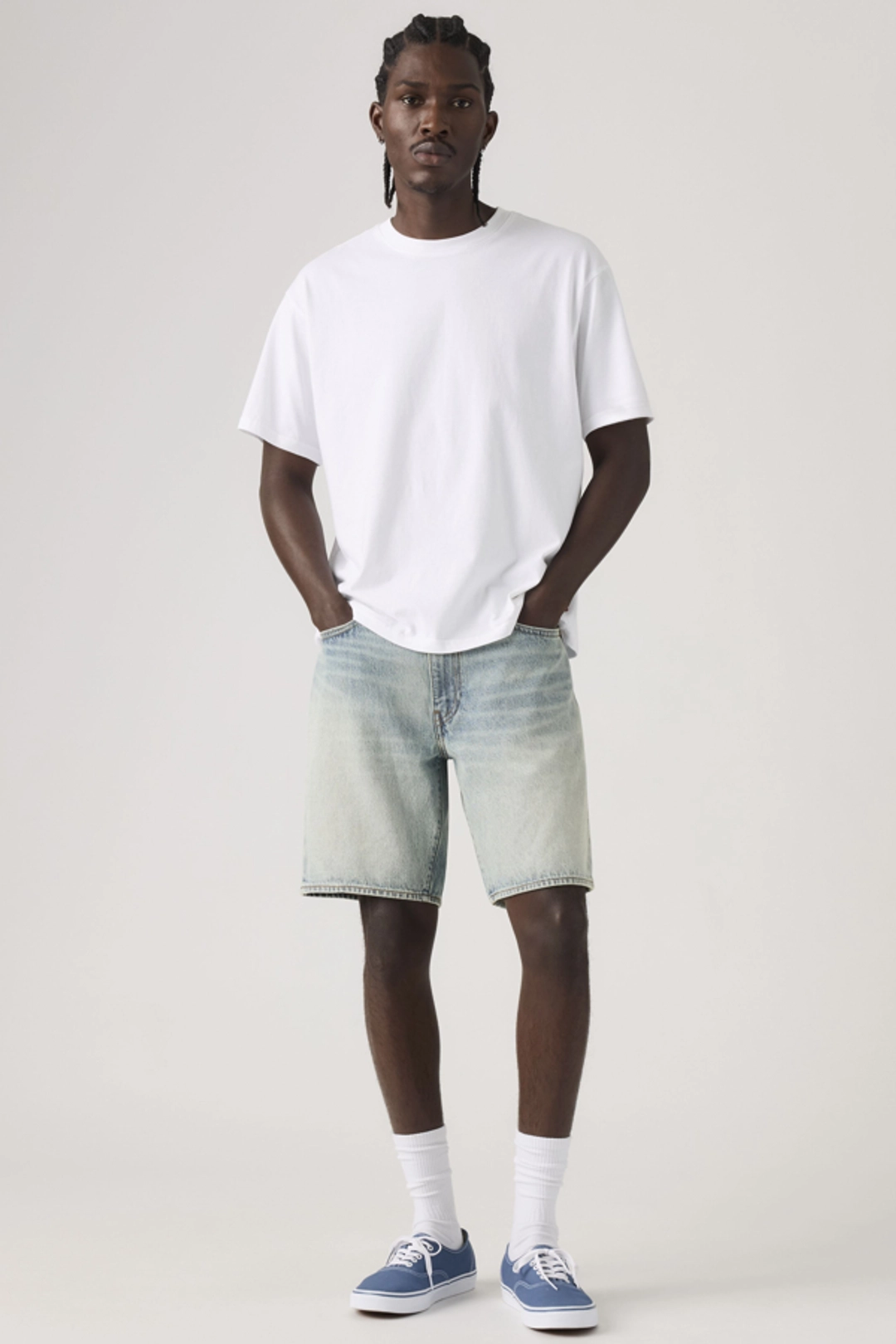 Levi's Short 468 Stay Loose - Homme - Noir / We Got Motion Shorts - 36