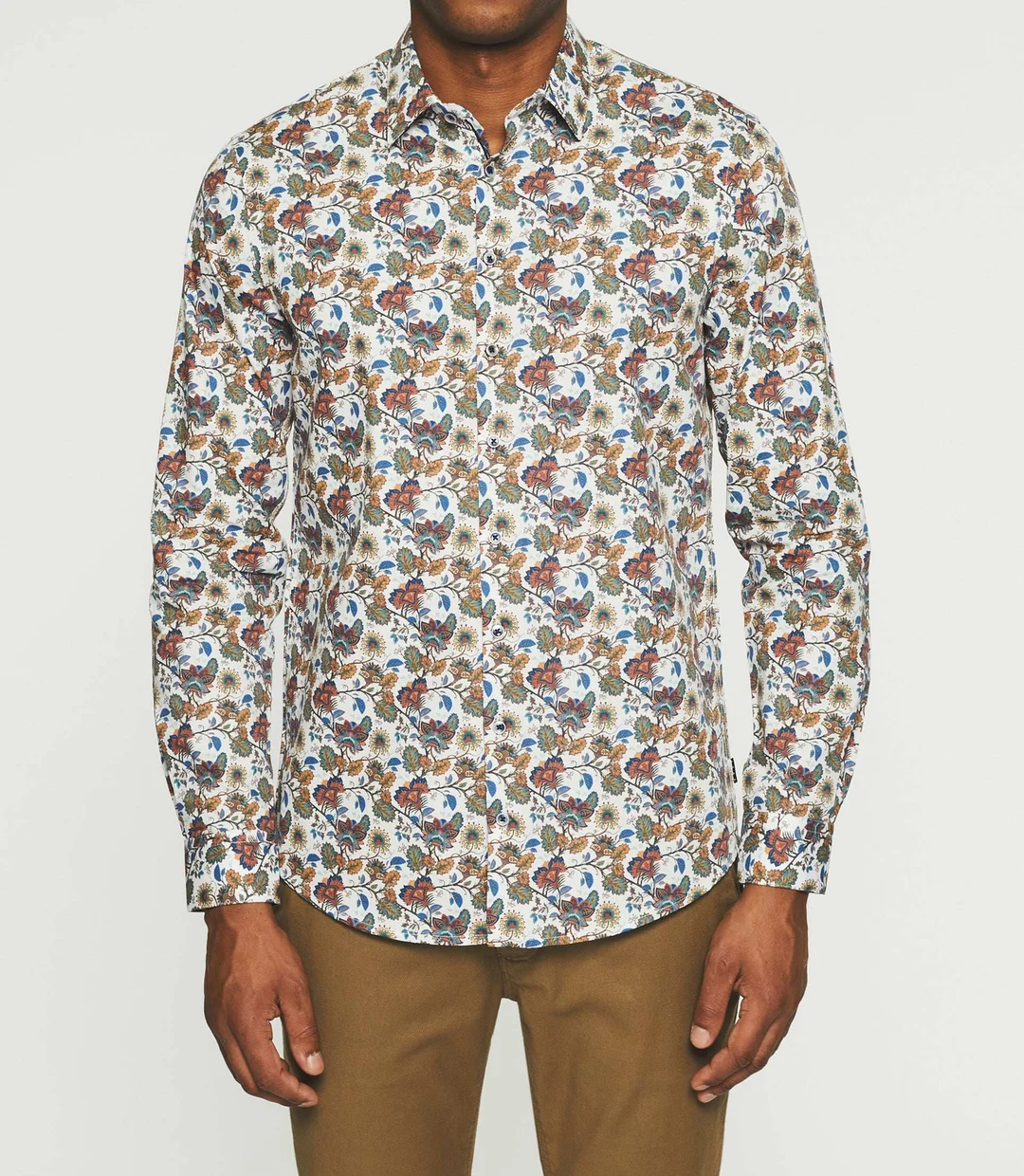 IZAC - Chemise casual à imprimé écru JALICE
