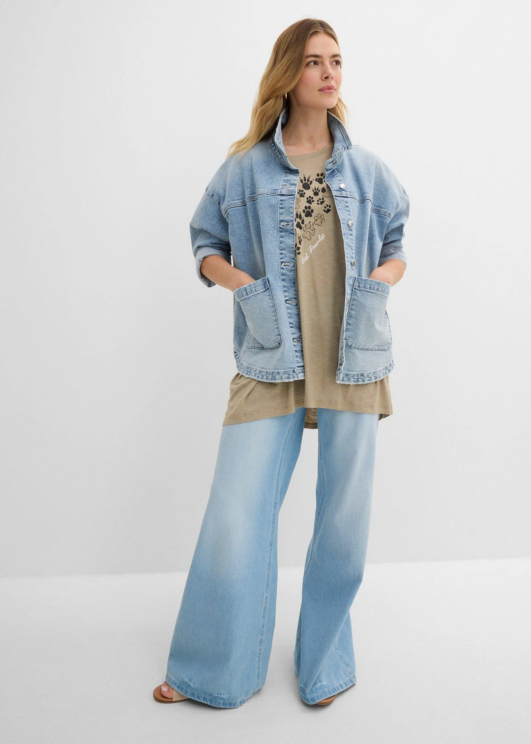 T-shirt en viscose fluide - 2