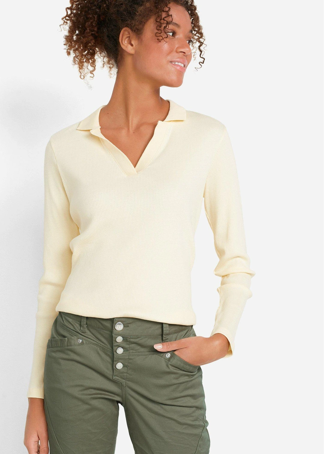 Pantalon extensible effet froissé
