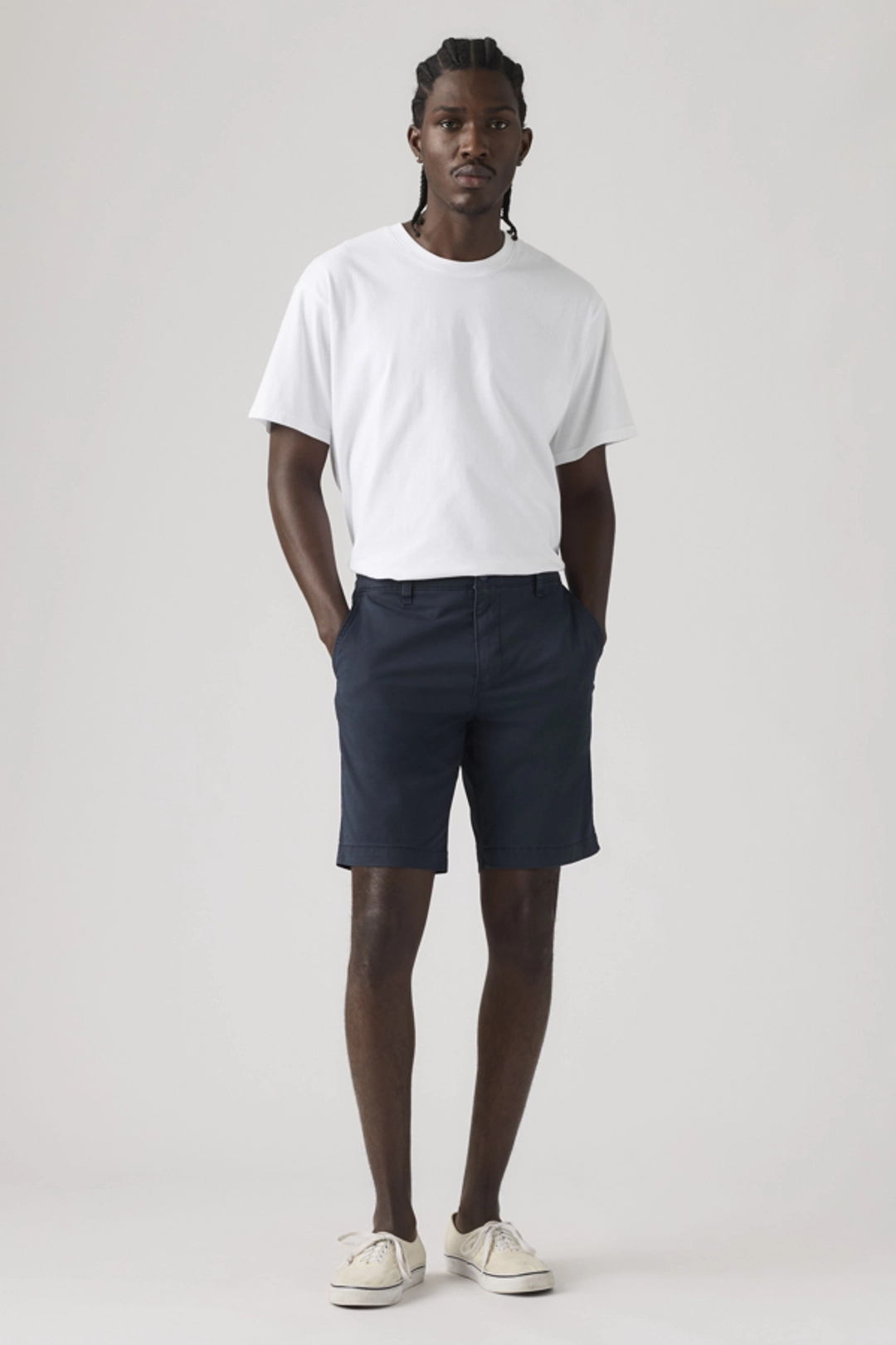 Short Fuselé Levi's XX Chino - Homme - Bleu / Baltic Navy - 38X9