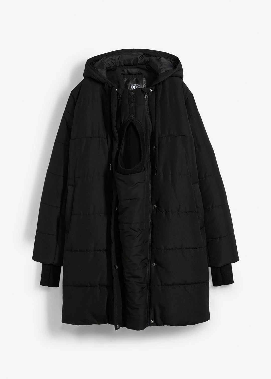 Manteau de grossesse 3-en-1 avec empiècement de portage