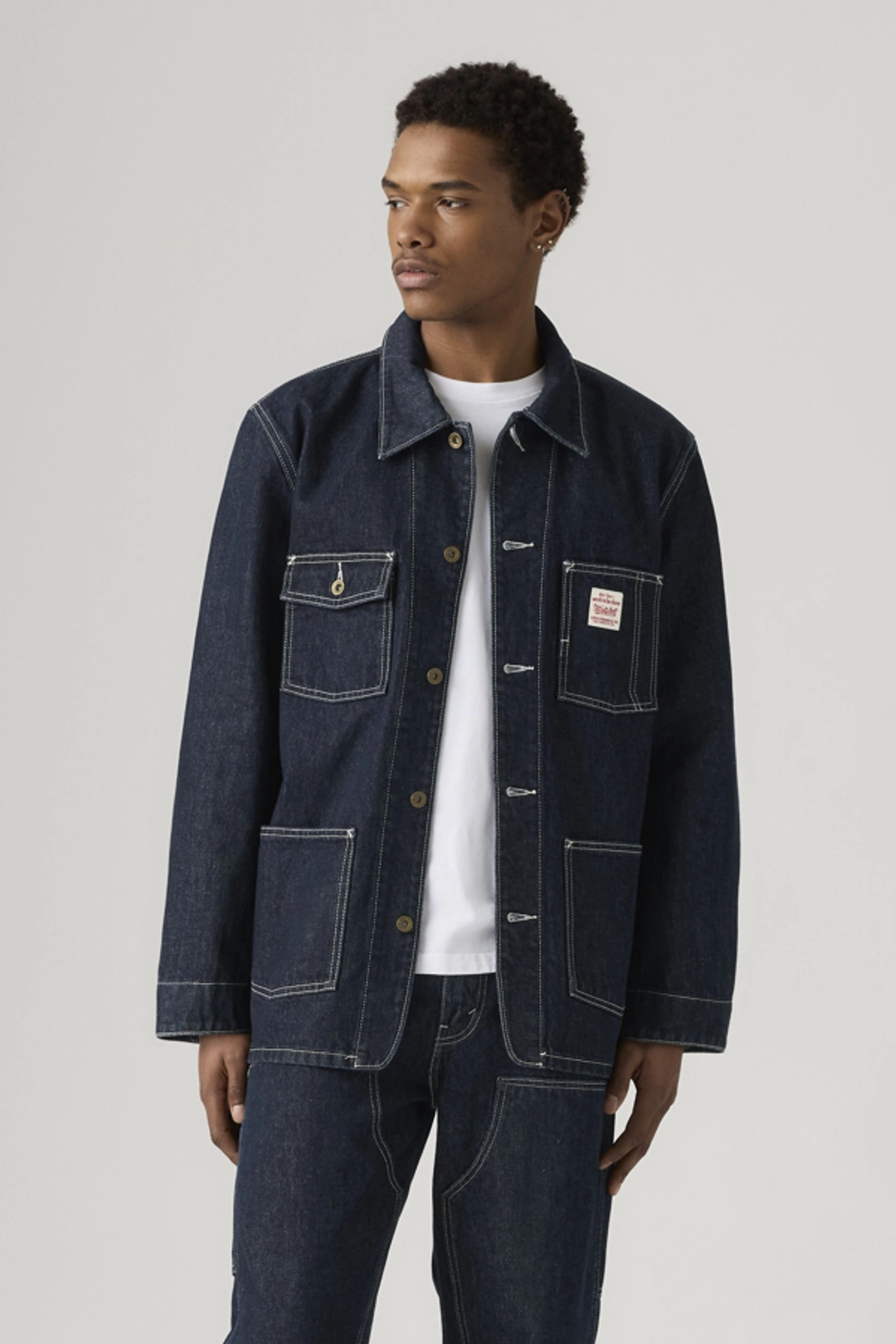 Levi's Veste Chore Berkley - Homme - Bleu / Mornin Classical T - XS - 2