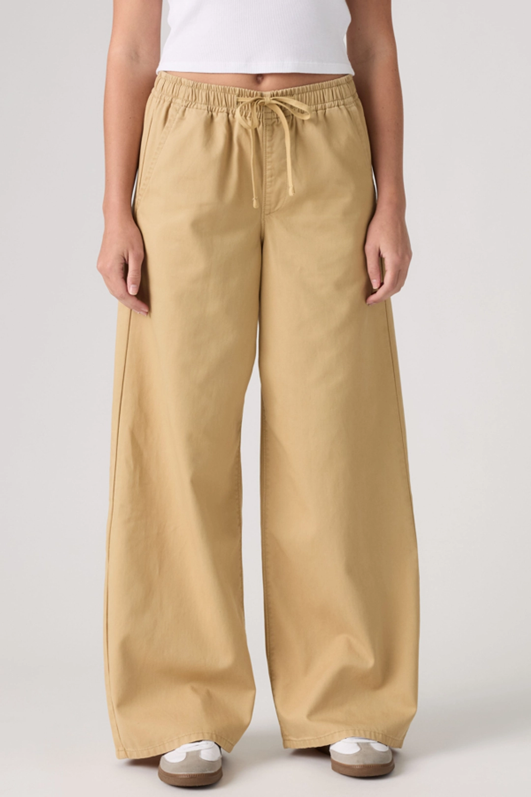 Levi's Essential Wide Leg Pants (Plus Size) - Femme - Beige / Travertine - XS - 2