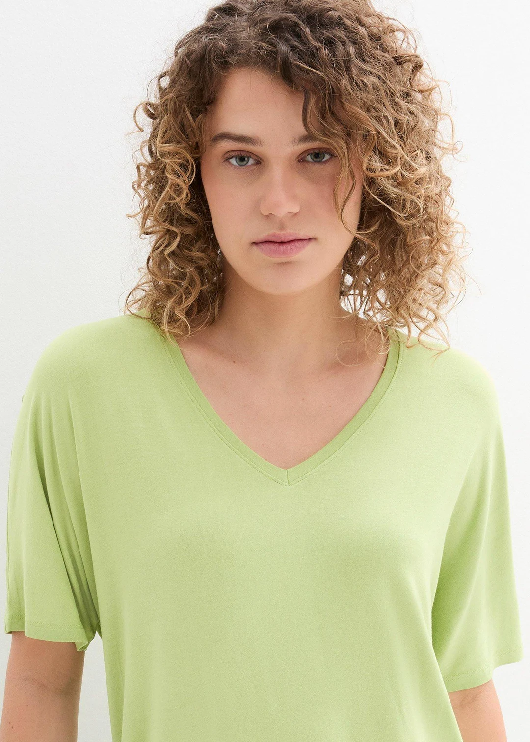 T-shirt long en viscose extensible - 3