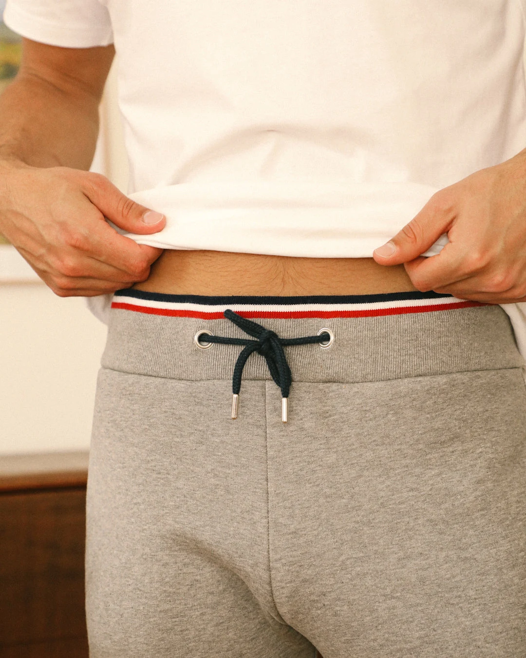 JOGGING MICHEL GRIS | COTON BIO | SLIM FIT