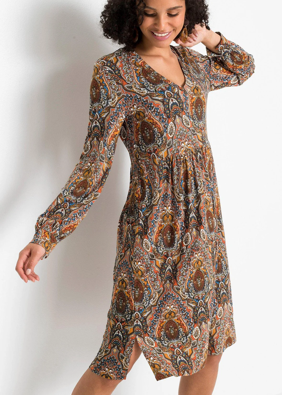 Robe en jersey à imprimé paisley - 3