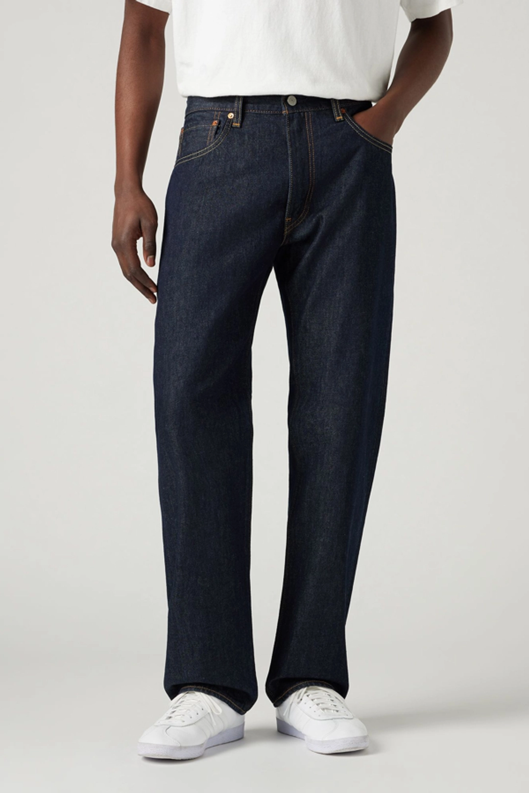 Levi's Jean 555 Relaxed Straight - Homme - Bleu / Welcome To The Game - 40X32 - 2