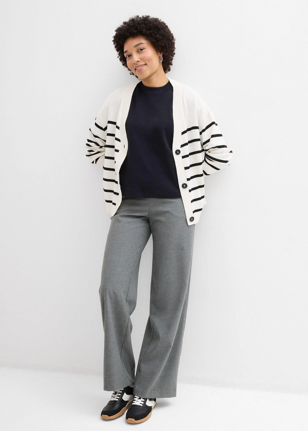 T-shirt court et oversize en coton épais - 2