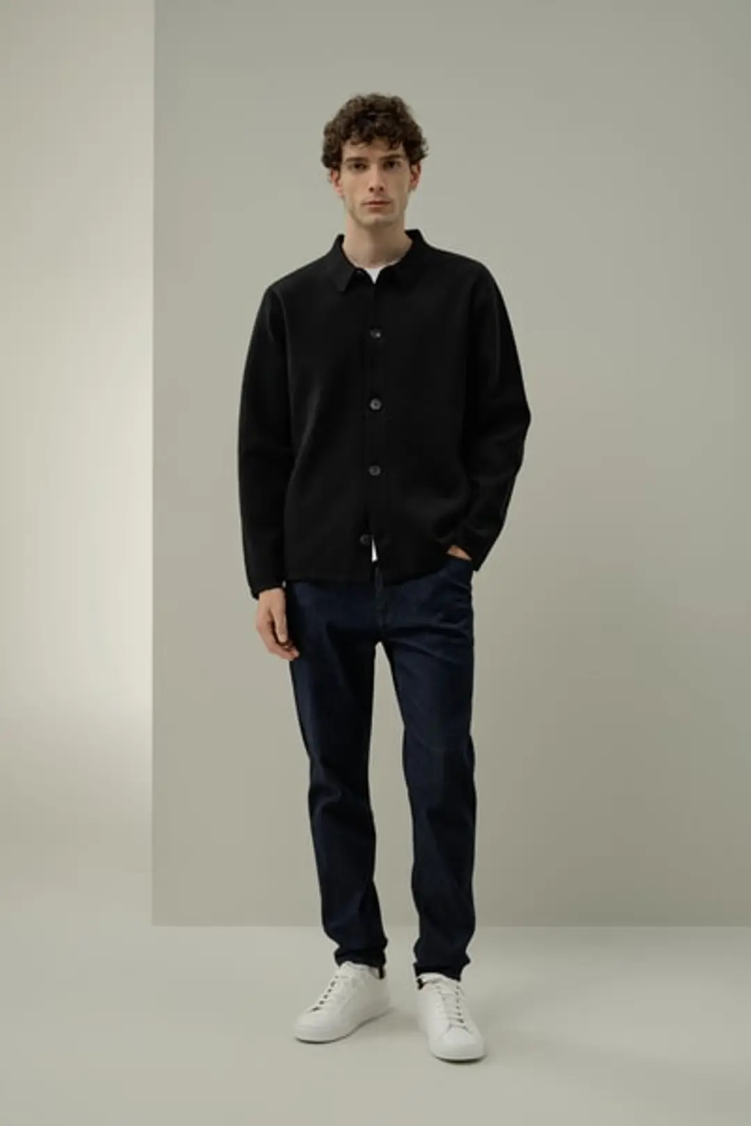 Veste en maille Milano en laine