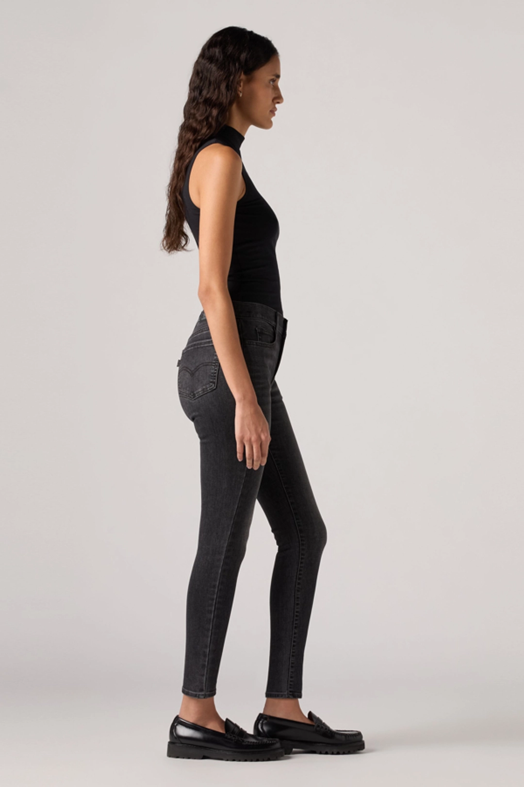 Levi's 710 Super Skinny Jeans - Femme - Noir / Secluded Echo - 31X30 - 2