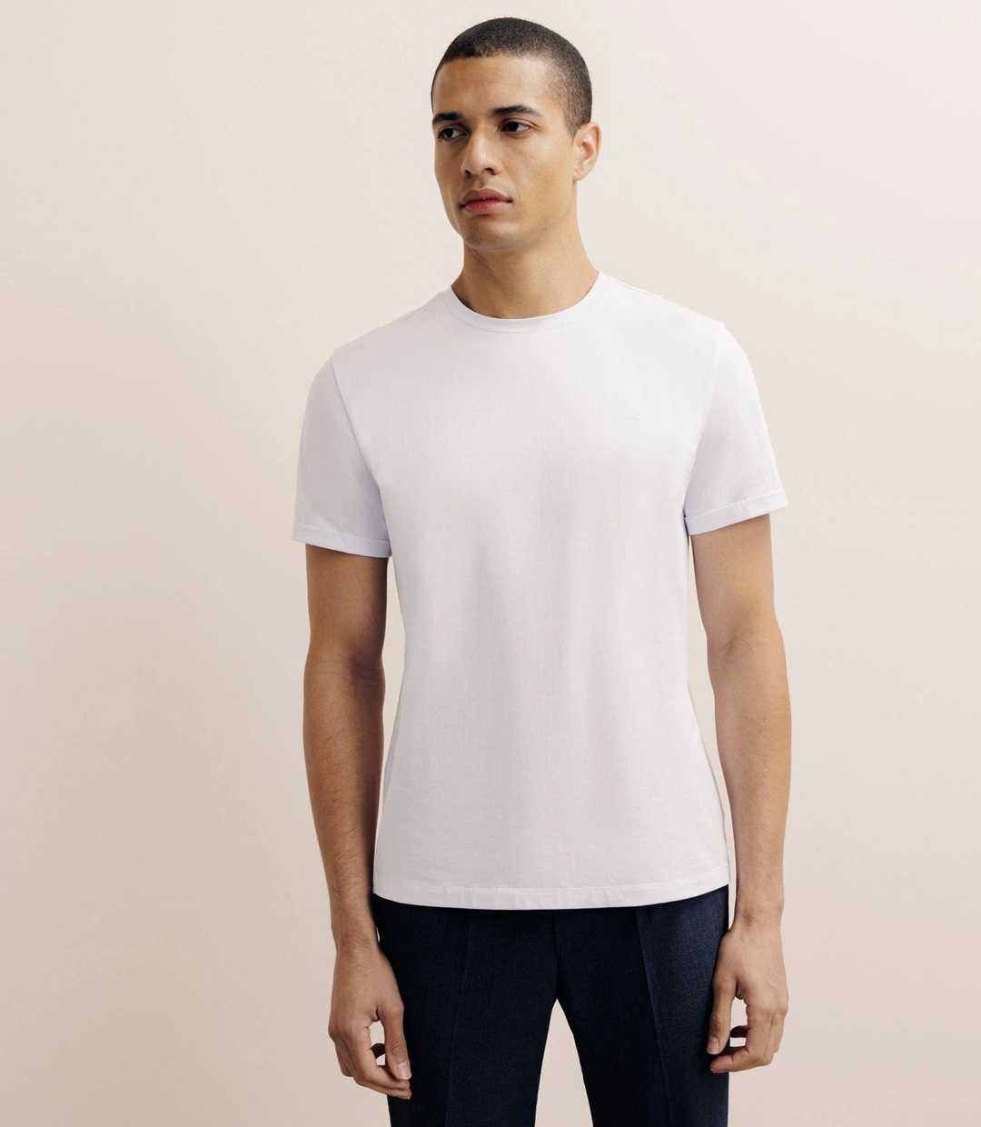 IZAC - T-shirt col rond blanc