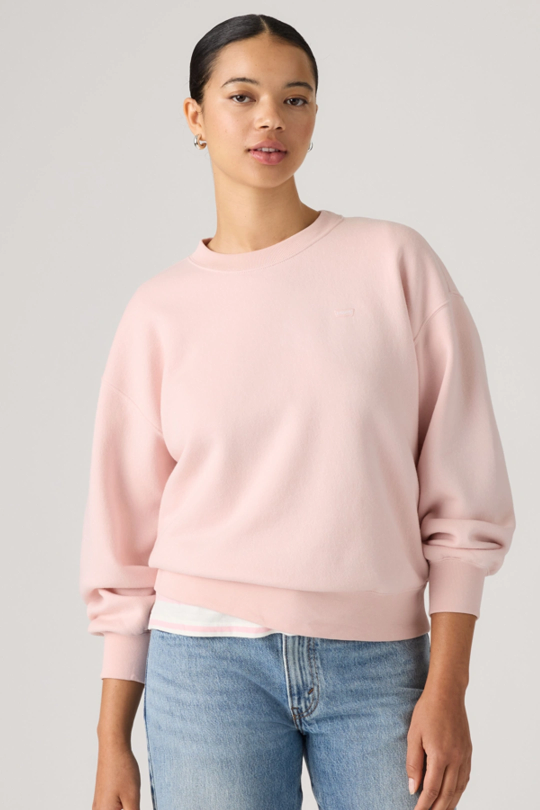 Levi's Everyday Crewneck Sweatshirt - Femme - Rose / Crystal Pink - XS