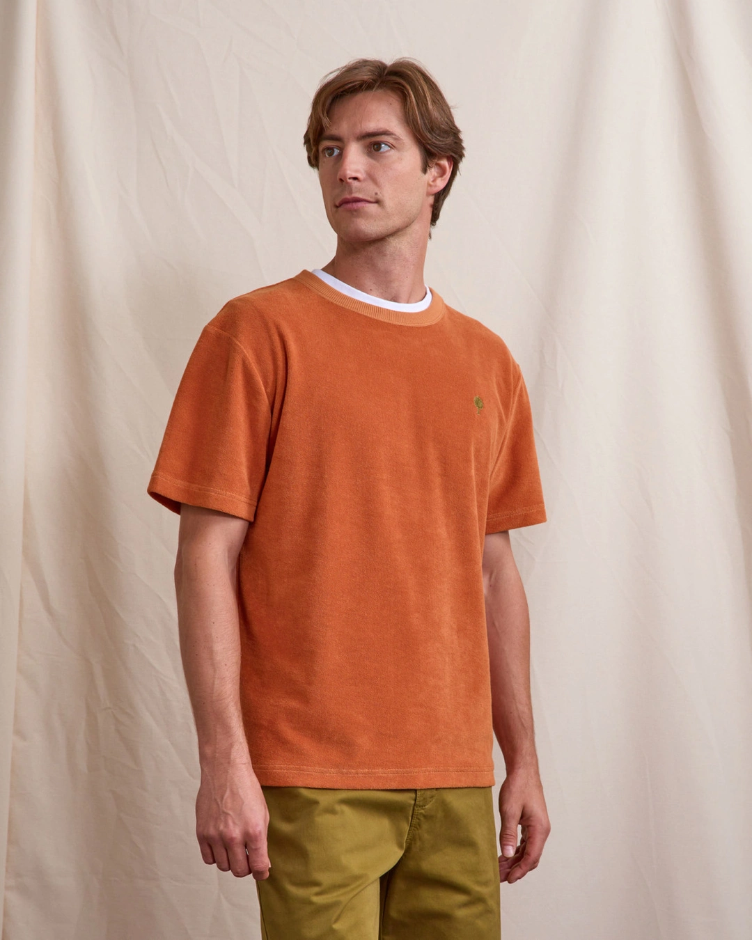 T-shirt velours brique - LUGNY