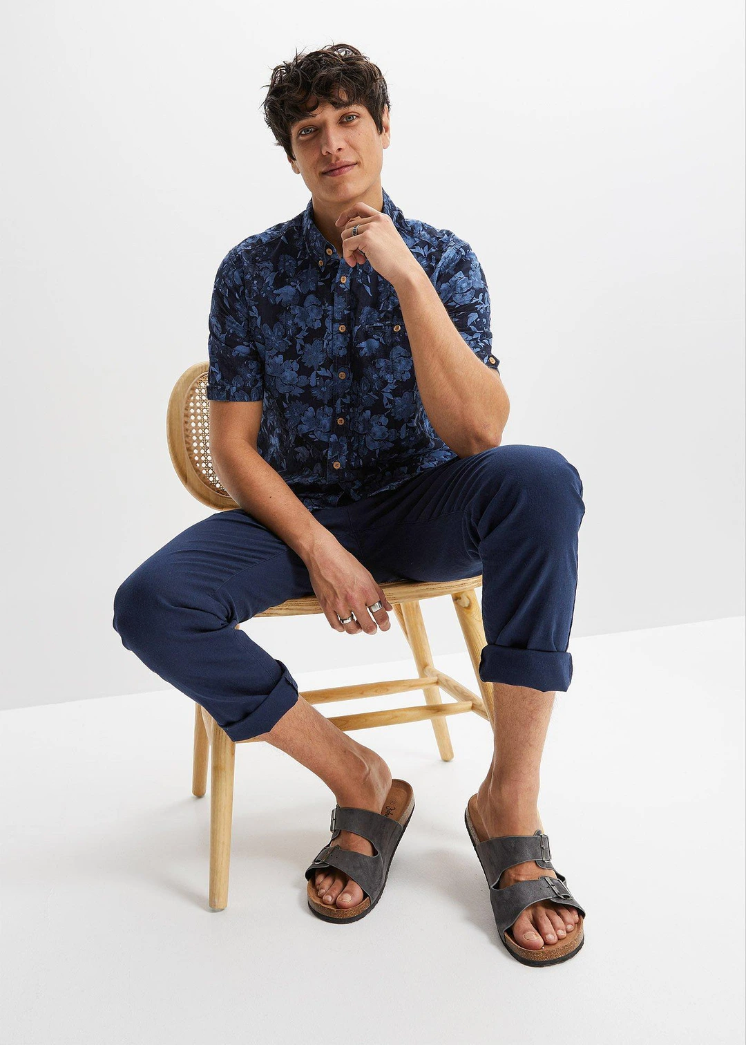 Chemise manches courtes en seersucker - 2
