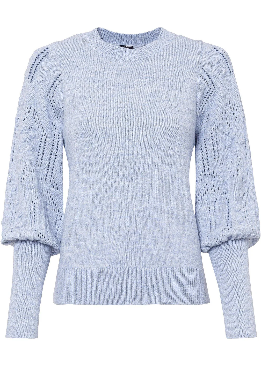 Pull aux manches ajourées