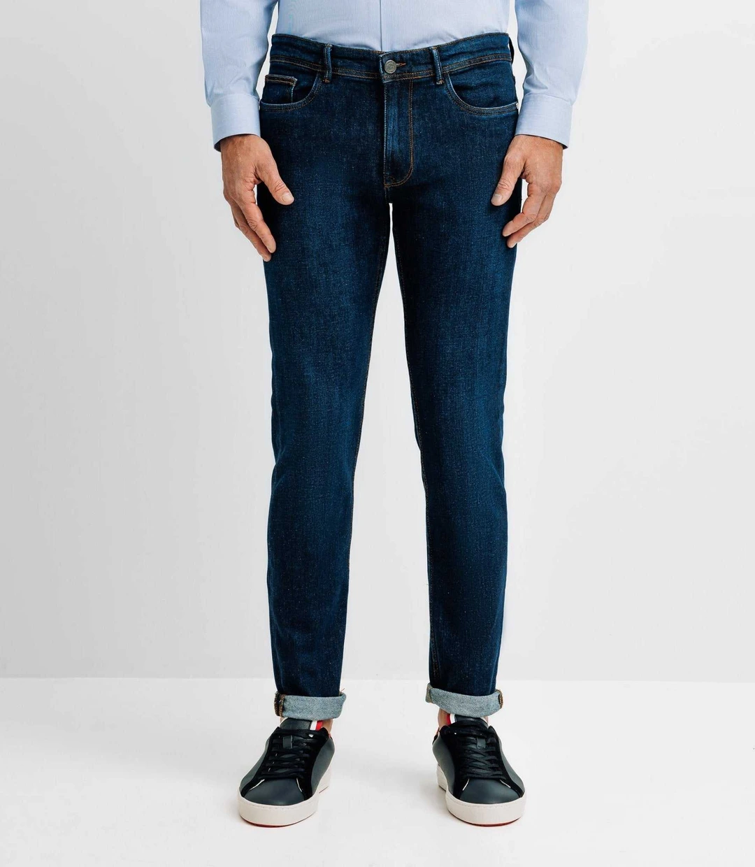 IZAC - Jean 5 poches bleu moyen