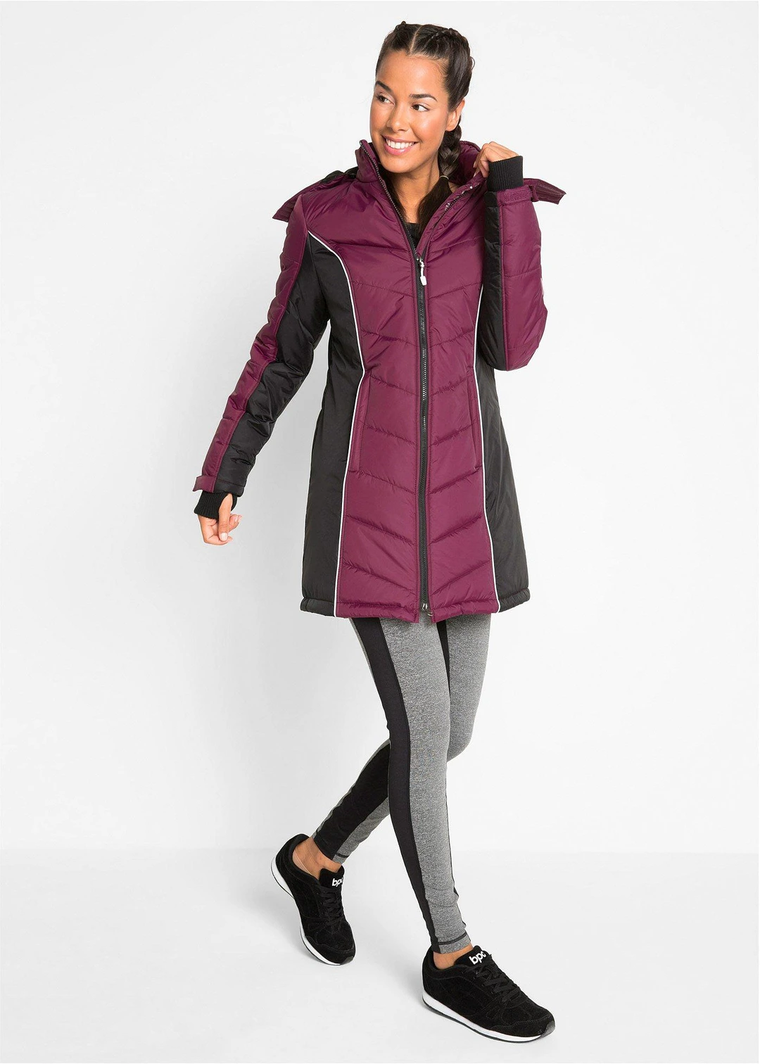 Manteau de ski matelassé technique, imperméable - 2