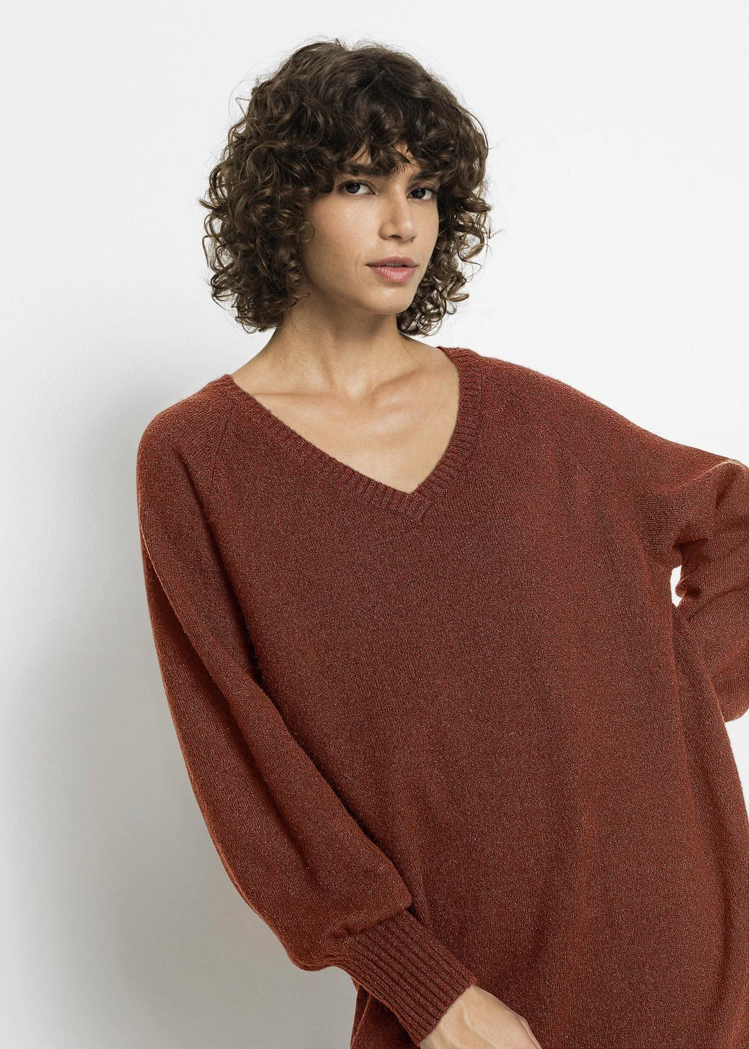 Robe midi oversize en maille - 3