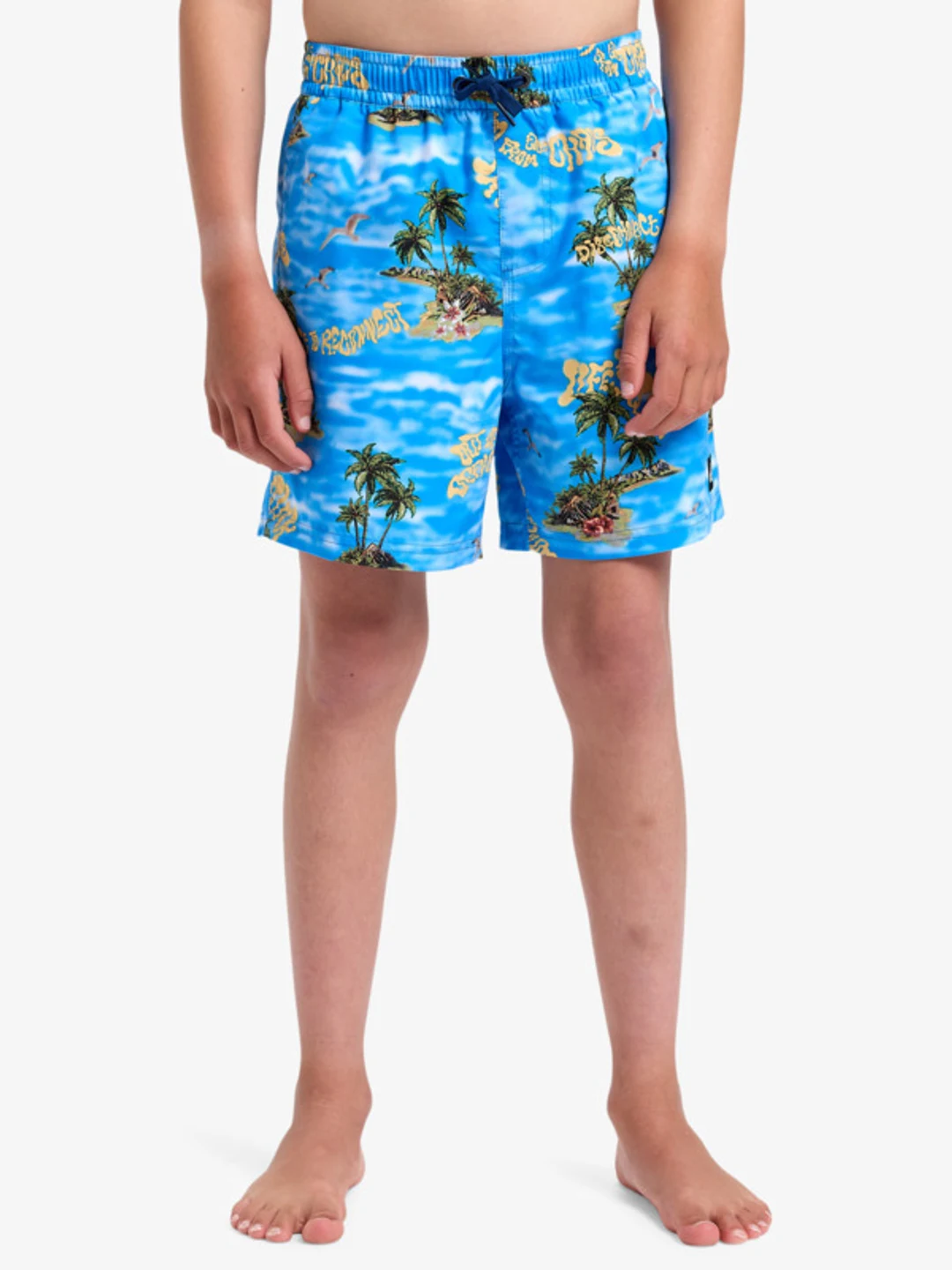 Everyday Straight Volley Yth14" - Short de bain pour Garçon 8-16 ans Bleu